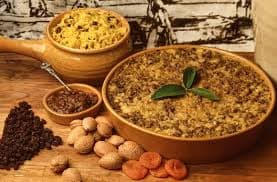 Traditional Bobotie dish