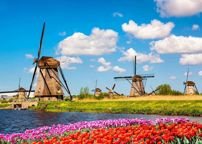 Windmills at Kinderdijk, Netherlands