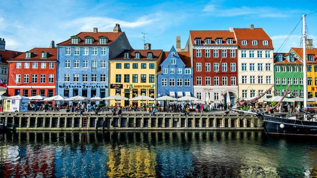 Nyhavn Harbour, Copenhagen, Denmark